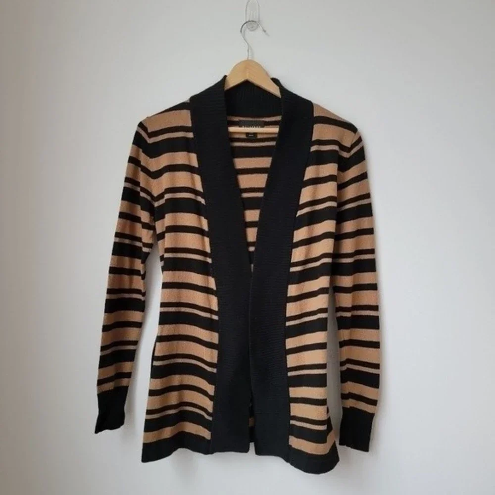 𝅺METAPHOR Stripes Open Cardigan Sweater - Picture 2 of 11